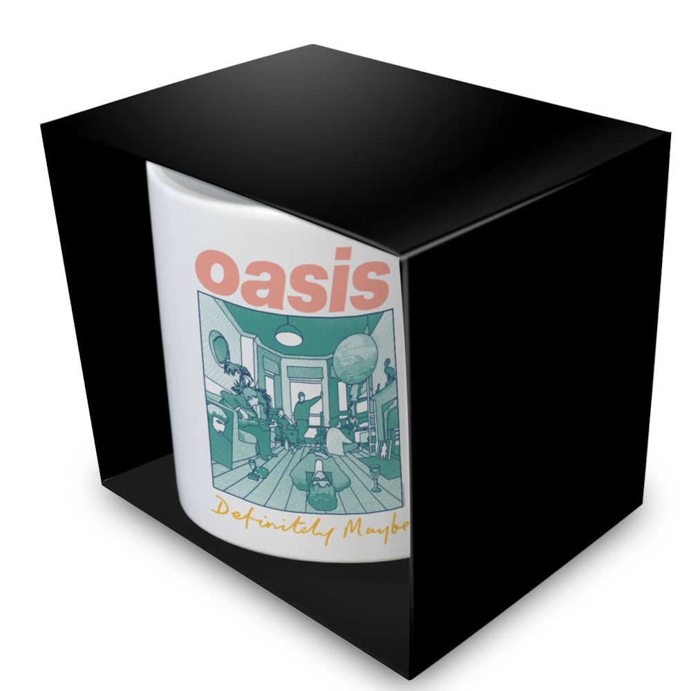 OASIS オアシス (映画「オアシス:ドント・ルック・バック・イン・アンガー」公開 ) - DEFINITELY MAYBE WHITE POD MUG / マグカップ