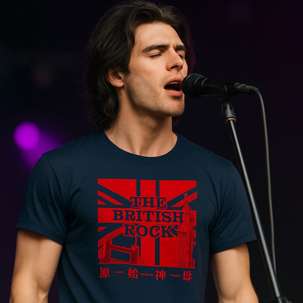 GENSHI SHINBO 原始神母 - THE BRITISH ROCK コラボ / Tシャツ / メンズ - PGS