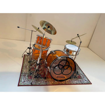 【予約商品】 LED ZEPPELIN レッドツェッペリン (公式 映画公開 記念 ) - Vintage Drum Rug - Miniature for 1:4 Scale Drum Kit Models / ミニチュア楽器 - PGS