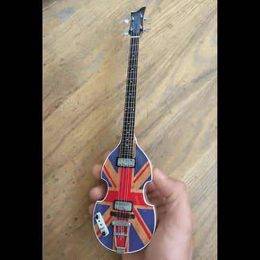 【予約商品】 PAUL MCCARTNEY ポールマッカートニー (ソロ 55周年 ) - Paul's Union Jack Violin Bass Miniature Guitar Replica / Fab Four / ミニチュア楽器