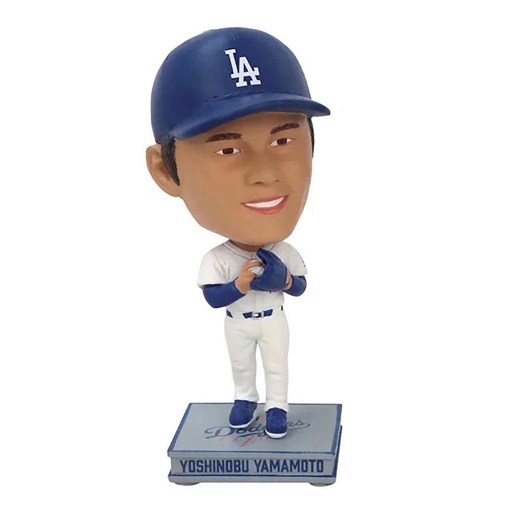 LOS ANGELES DODGERS(MLB) ロサンゼルスドジャース - MLB公式 ドジャース 日本人スター選手 大谷翔平 山本由伸 佐々木朗希 / 限定ビッグヘッド・ミニボブルヘッド 3体セット / フィギュア・人形