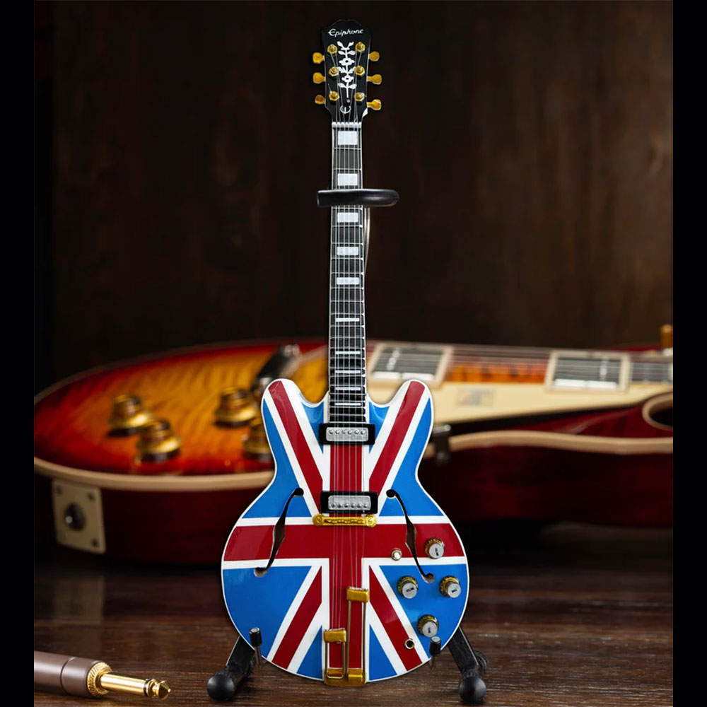 OASIS オアシス (映画「オアシス:ドント・ルック・バック・イン・アンガー」公開 ) - Noel Gallagher Union Jack Supernovaミニチュア / ミニチュア楽器