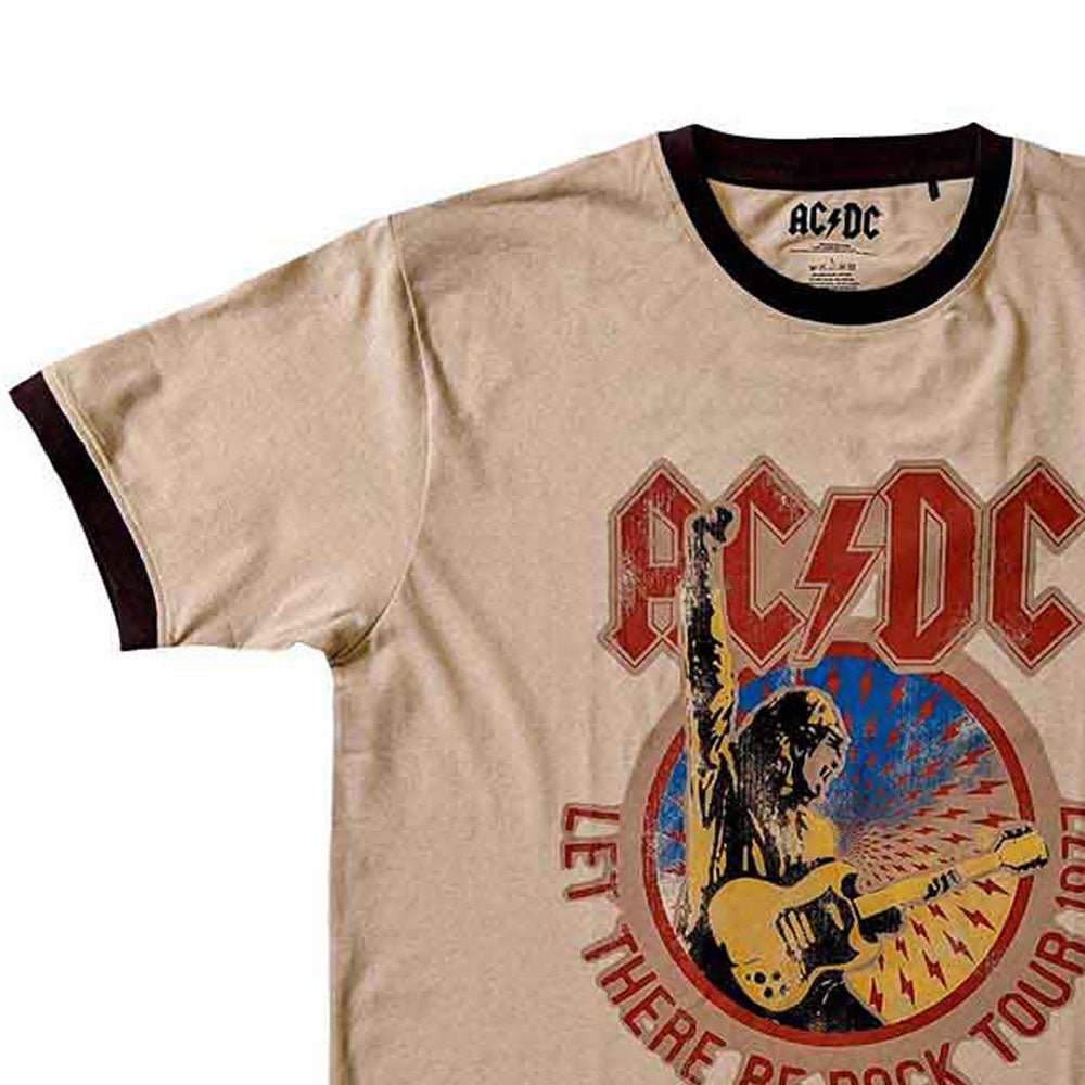 AC/DC エーシーディーシー (Back in Black 45周年 ) - Let There Be Rock Tour '77 / リンガー / Tシャツ / メンズ - PGS