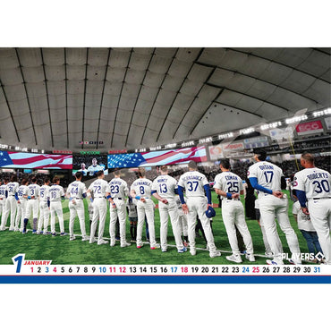 LOS ANGELES DODGERS(MLB) ロサンゼルスドジャース - 卓上 ロサンゼルス・ドジャース 2026年カレンダー / カレンダー・ダイアリー - PGS