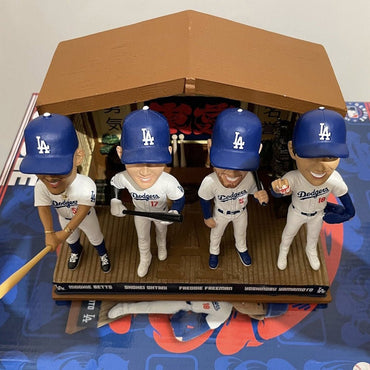 LOS ANGELES DODGERS(MLB) ロサンゼルスドジャース - MLB公式 ドジャース / All Eyez On LA 限定ミニ・ボブルヘッド / 大谷翔平 ムーキー・ベッツ フレディ・フリーマン 山本由伸 4体セット〈 世界2025個限定 〉 / フィギュア・人形 - PGS