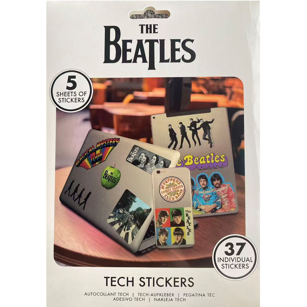 THE BEATLES ビートルズ (結成 65周年 ) - Tech Sticker(37種類) / ステッカー(THE BEATLES)公式グッズ - PGS