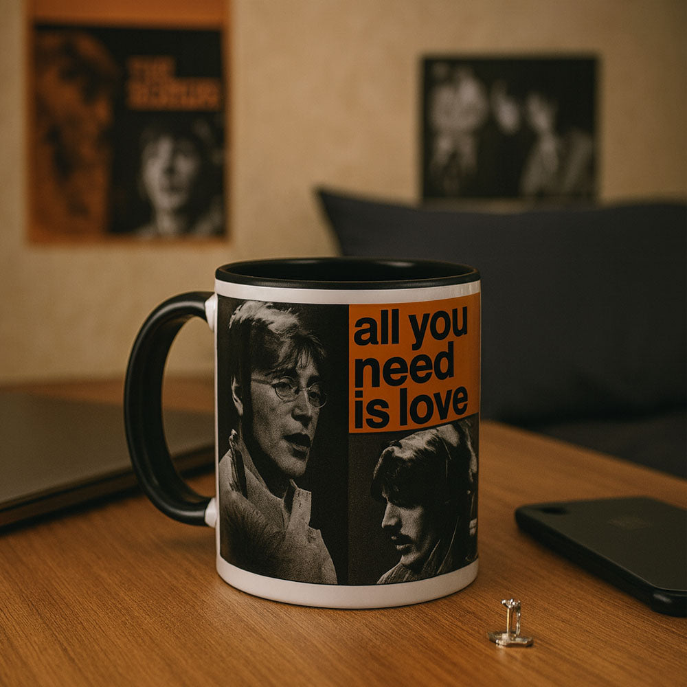 THE BEATLES ビートルズ (結成 65周年 ) - ALL YOU NEED IS LOVE / マグカップ(THE BEATLES)公式グッズ - PGS