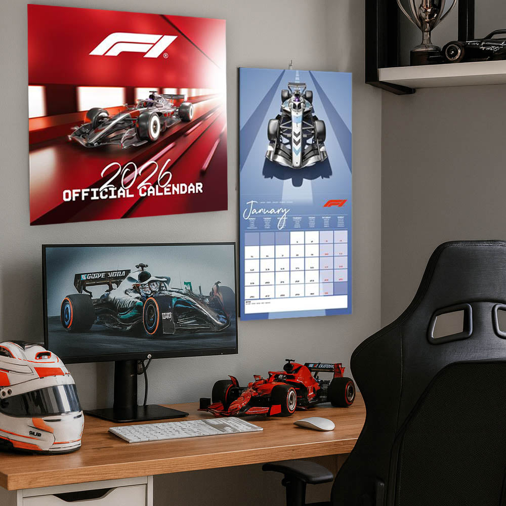FORMULA ONE(F1) フォーァミュラワン - SQUARE CALENDAR / カレンダー・ダイアリー(FORMULA ONE(F1))公式グッズ - PGS