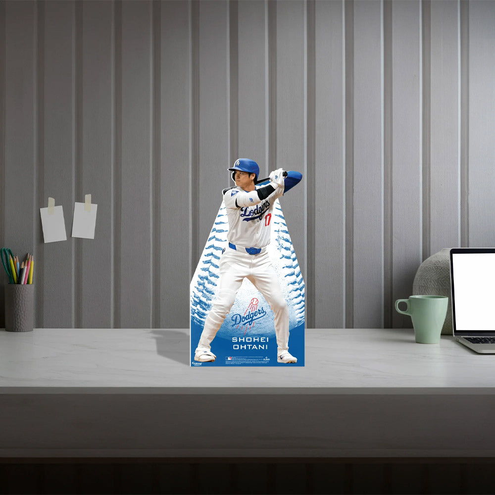 SHOHEI OHTANI - Los Angeles Dodgers Cardstock Cutout / Officially Licensed MLB Mini Stand Out