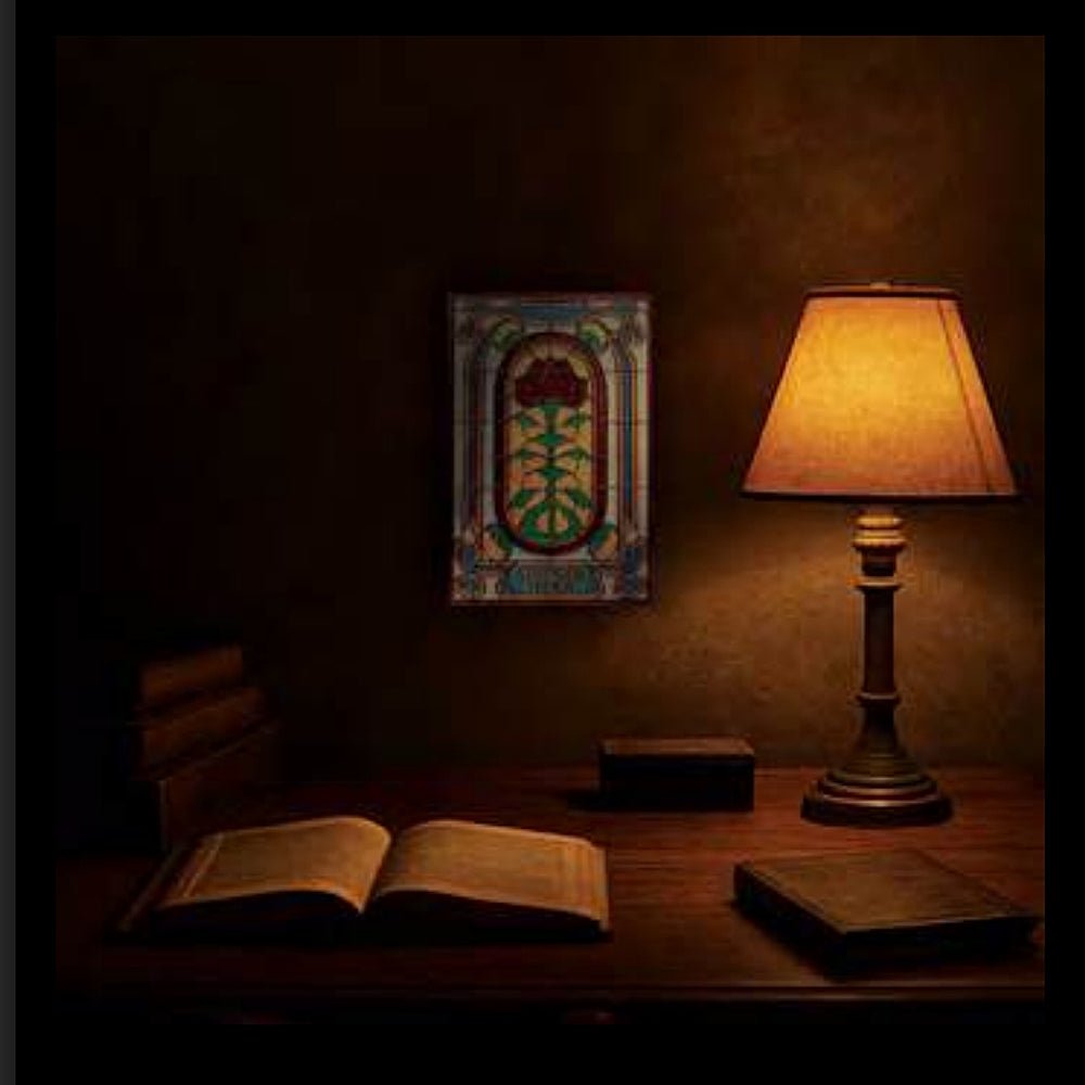 【予約商品】 STRANGER THINGS ストレンジャー・シングス (シーズン5 2025年配信決定 ) - Creel House Stained Glass Window Resin Plaque / インテリア置物