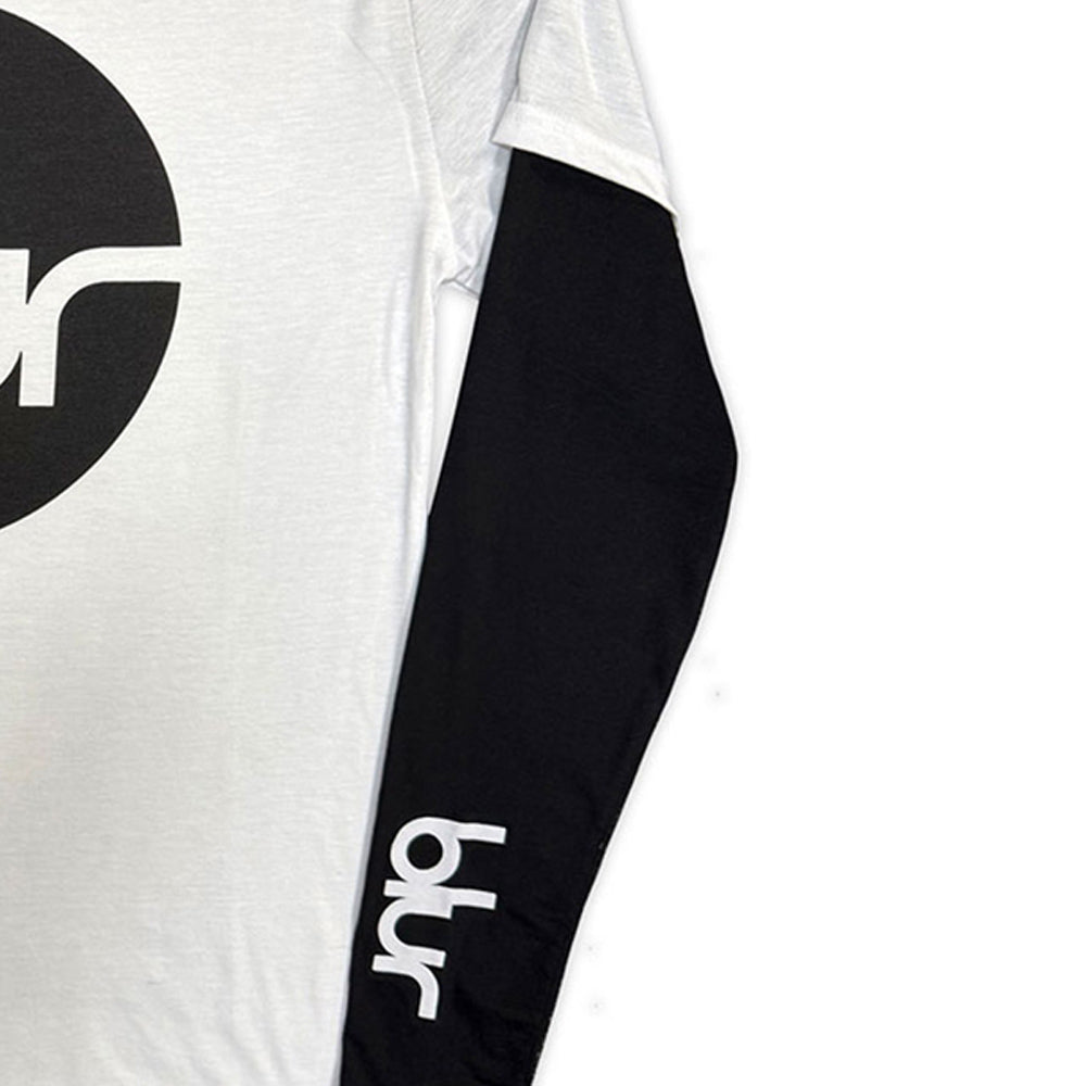 BLUR - Circle Logo / Arm Print / T-Shirt / Men's