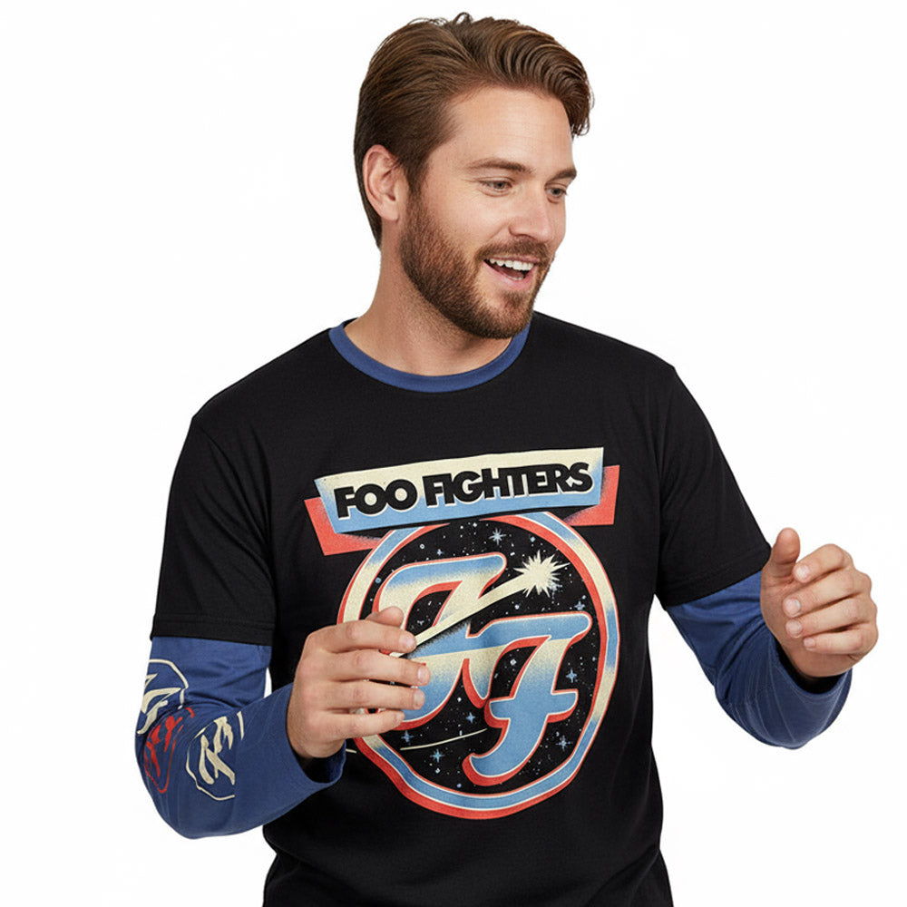 FOO FIGHTERS フーファイターズ (10月 来日 ) - Comet / アームプリントあり / Tシャツ / メンズ