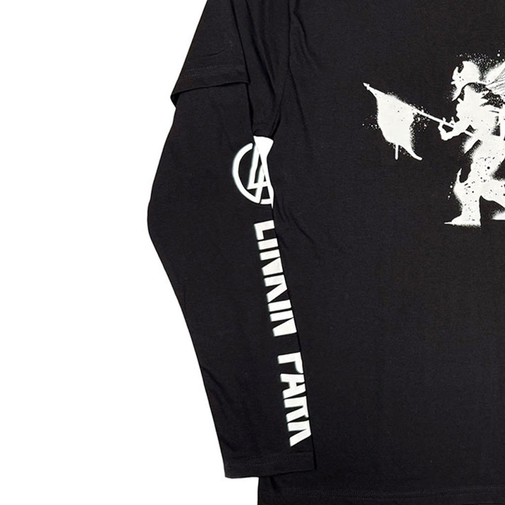 LINKIN PARK リンキンパーク (Unshatter 公開記念 ) - Street Soldier / アームプリントあり / Tシャツ / メンズ