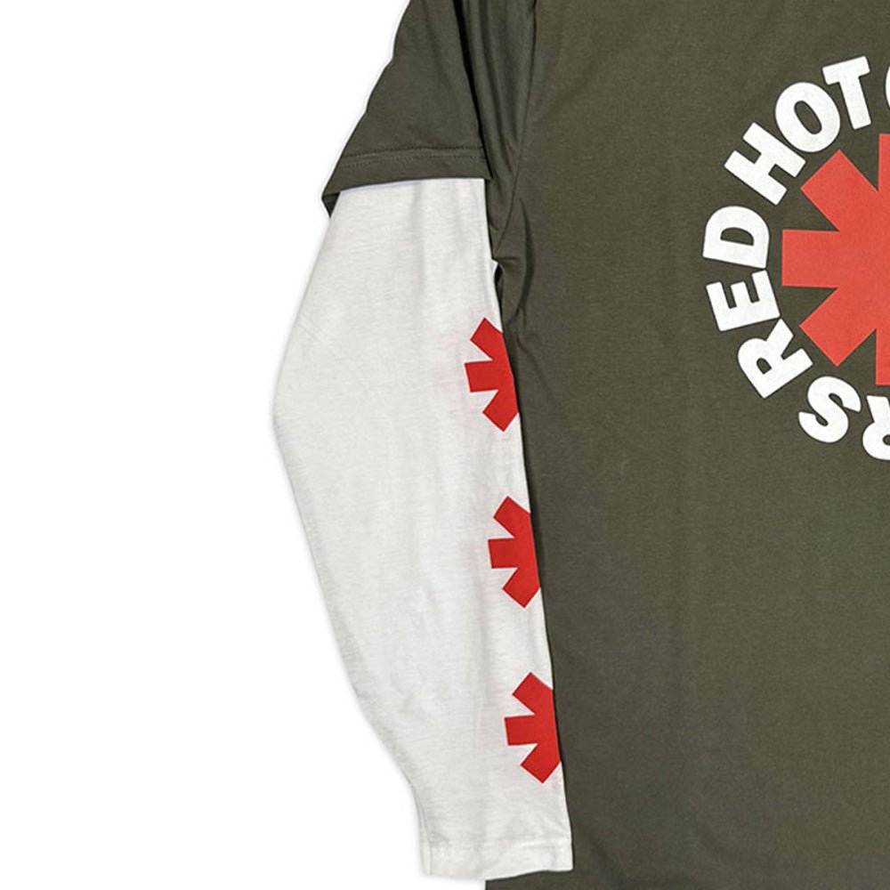 RED HOT CHILI PEPPERS レッドホットチリペッパーズ (来日 35周年 ) - Classic Asterisk / アームプリントあり / Tシャツ / メンズ - PGS