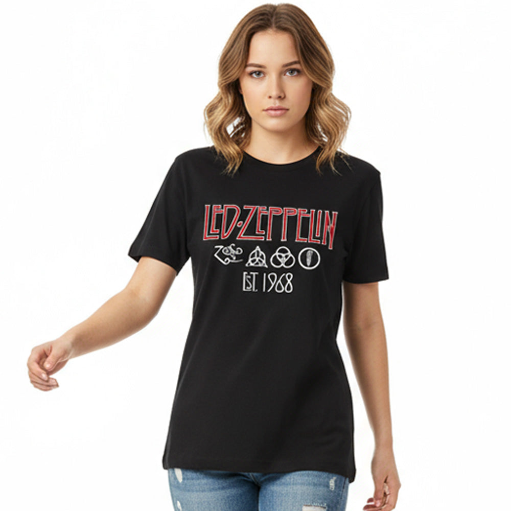 LED ZEPPELIN レッドツェッペリン (公式 映画公開 記念 ) - SYMBOLS EST 68 / Tシャツ / メンズ