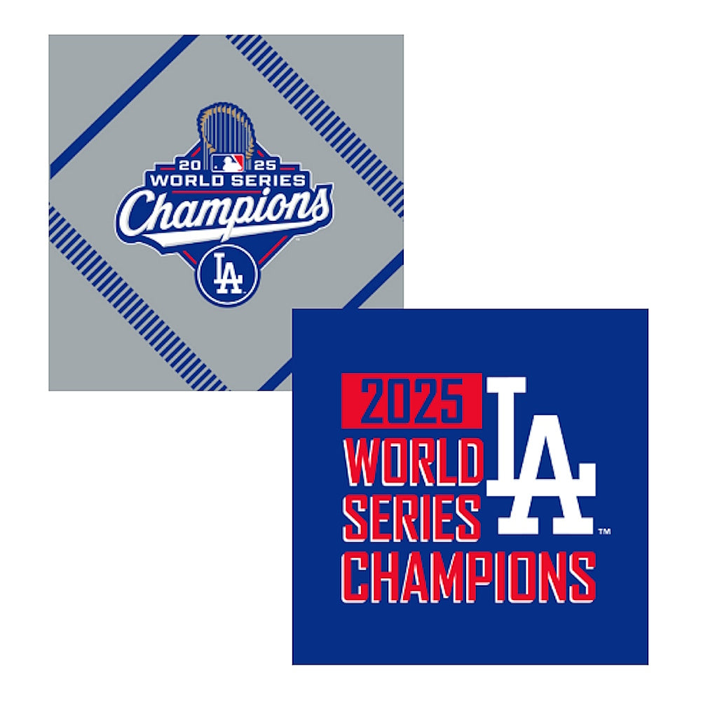 LOS ANGELES DODGERS(MLB) ロサンゼルスドジャース - 2025 ワールドシリーズ優勝記念グッズコレクション / Woven Taperstry Doble Sided / Hot Corner (45×45cm) / 寝具