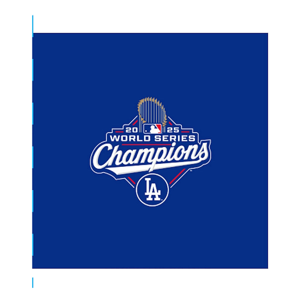 【予約商品】 LOS ANGELES DODGERS(MLB) ロサンゼルスドジャース - 2025 ワールドシリーズ優勝記念グッズコレクション / Poly Canvas Pillow / Bush League (45×45cm) / 寝具