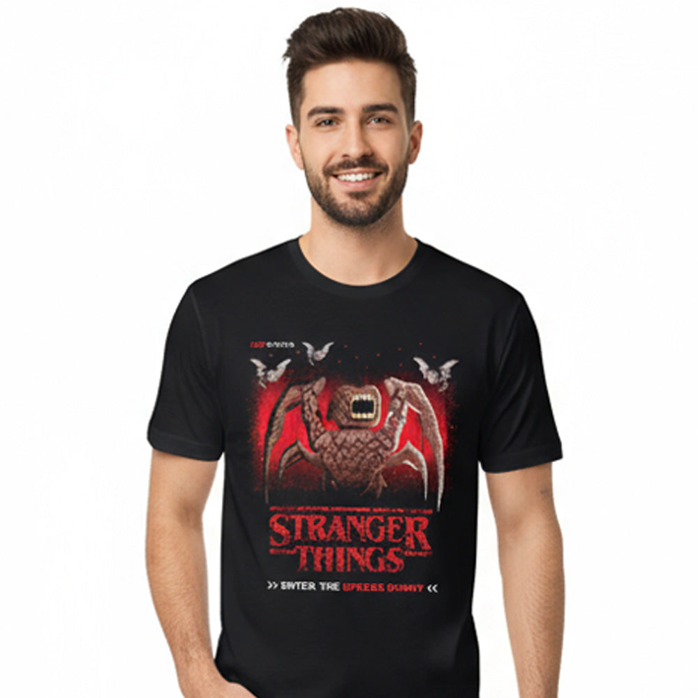 【予約商品】 STRANGER THINGS ストレンジャー・シングス (シーズン5 2025年配信決定 ) - 8 BIT UPSIDE DOWN / Tシャツ / メンズ