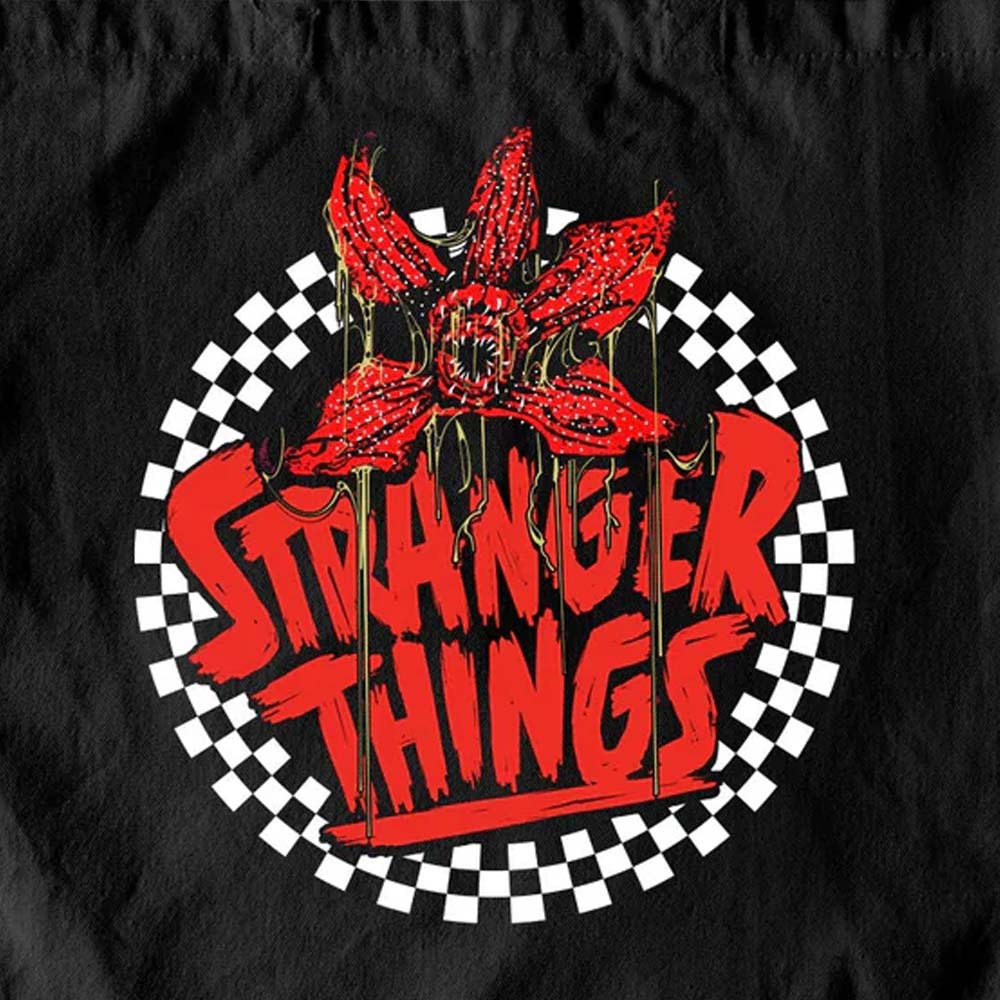 STRANGER THINGS ストレンジャー・シングス - CHECKERED CIRCLE / トートバッグ