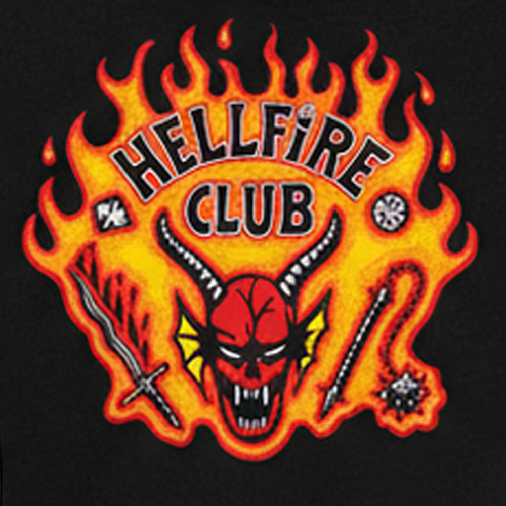 STRANGER THINGS ストレンジャー・シングス (シーズン5 配信 記念 ) - HELLFIRE CLUB FLAMES / バックプリントあり / パーカー・スウェット / メンズ