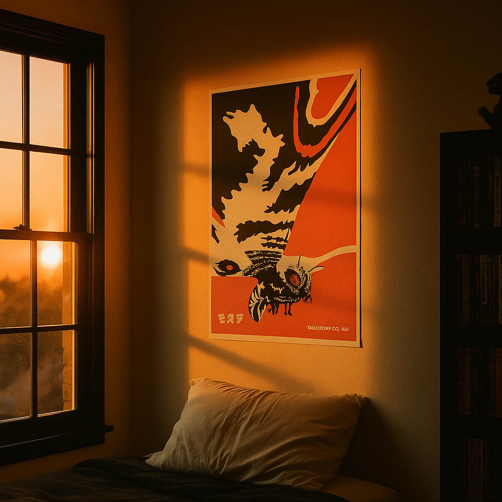 GODZILLA ゴジラ - GODZILLA meets Japanese traditional craft debut 70th anniversary / 越前和紙ポスター / モスラ / ポスター