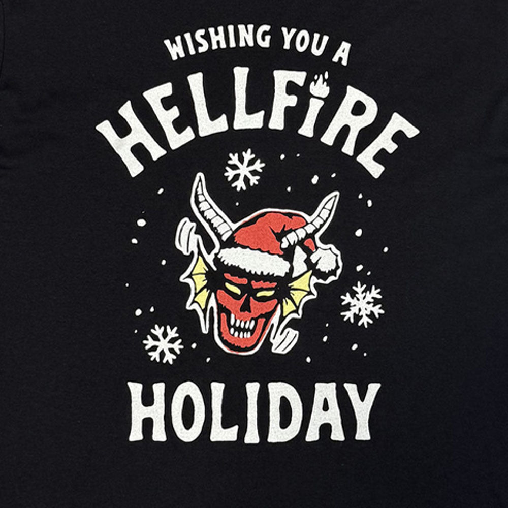 STRANGER THINGS ストレンジャー・シングス (シーズン5 配信 記念 ) - 【クリスマス限定】Wishing You A Hell Fire / Tシャツ / メンズ