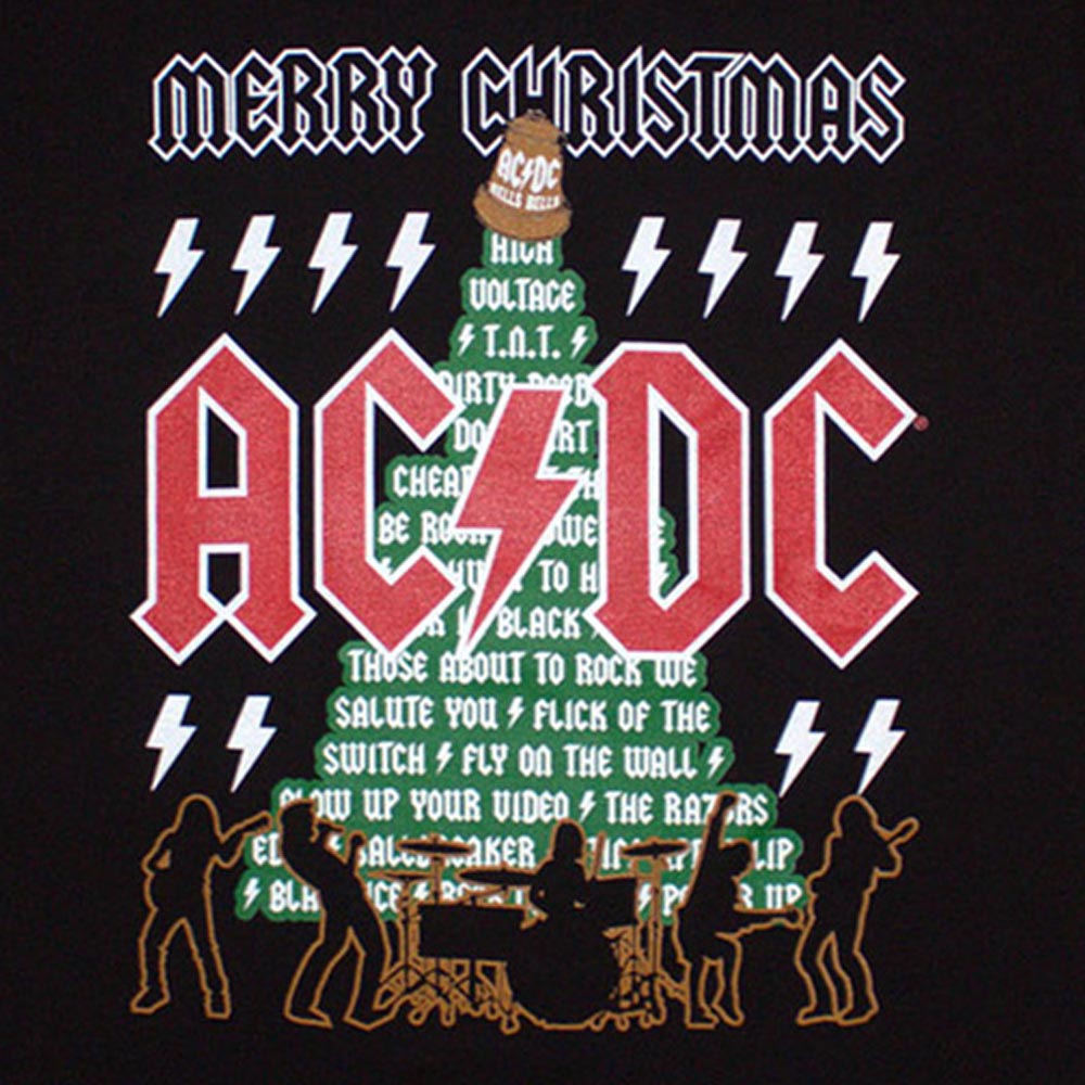 AC/DC エーシーディーシー (Back in Black 45周年 ) - 【クリスマス限定】Merry Christmas / Tシャツ / メンズ