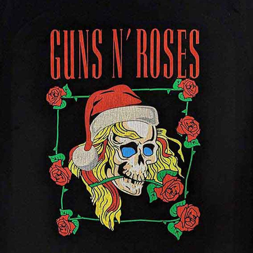 GUNS N ROSES ガンズアンドローゼズ (結成 40周年 ) - 【クリスマス限定】Holiday Skull / Tシャツ / メンズ