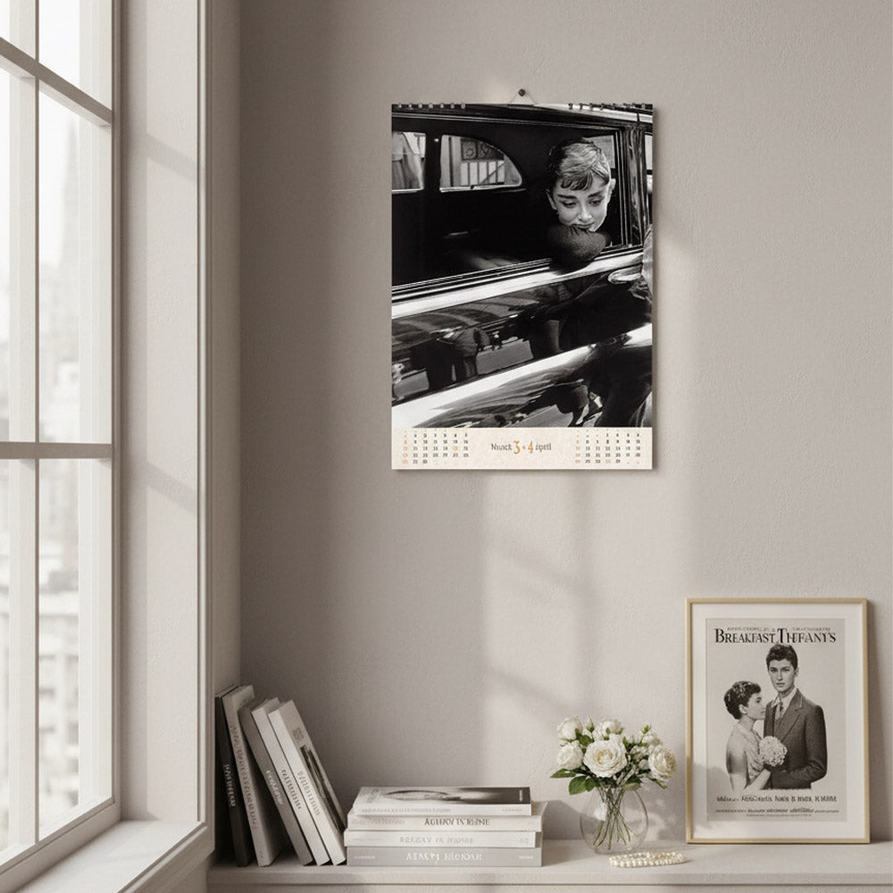 AUDREY HEPBURN Audrey Hepburn - 2026 Calendar / Wall Hanging / Calendar Diary