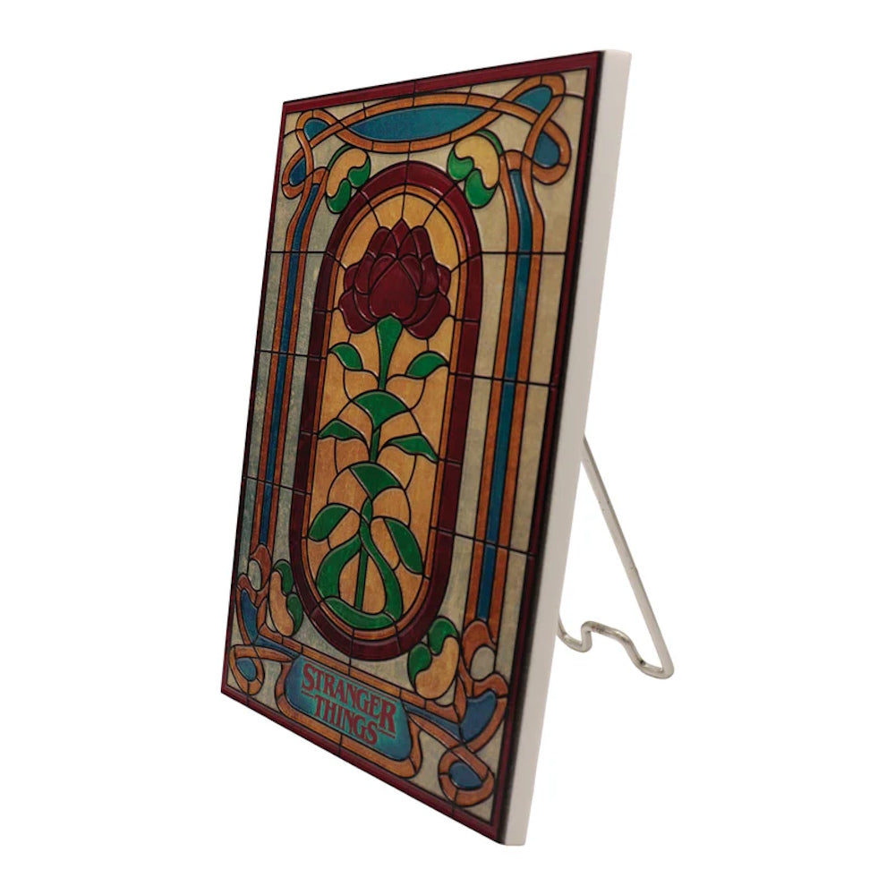 STRANGER THINGS ストレンジャー・シングス - Creel House Stained Glass Window Resin Plaque / Season 5 / インテリア置物