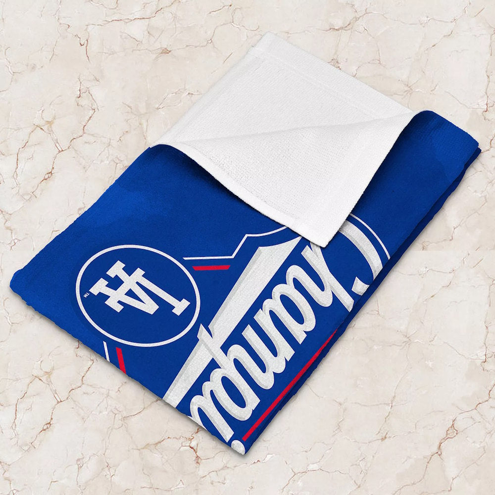 LOS ANGELES DODGERS(MLB) ロサンゼルスドジャース - 2025 ワールドシリーズ優勝記念グッズコレクション / Printed Rally Towel / Chop (約 46 × 38 cm) / タオル
