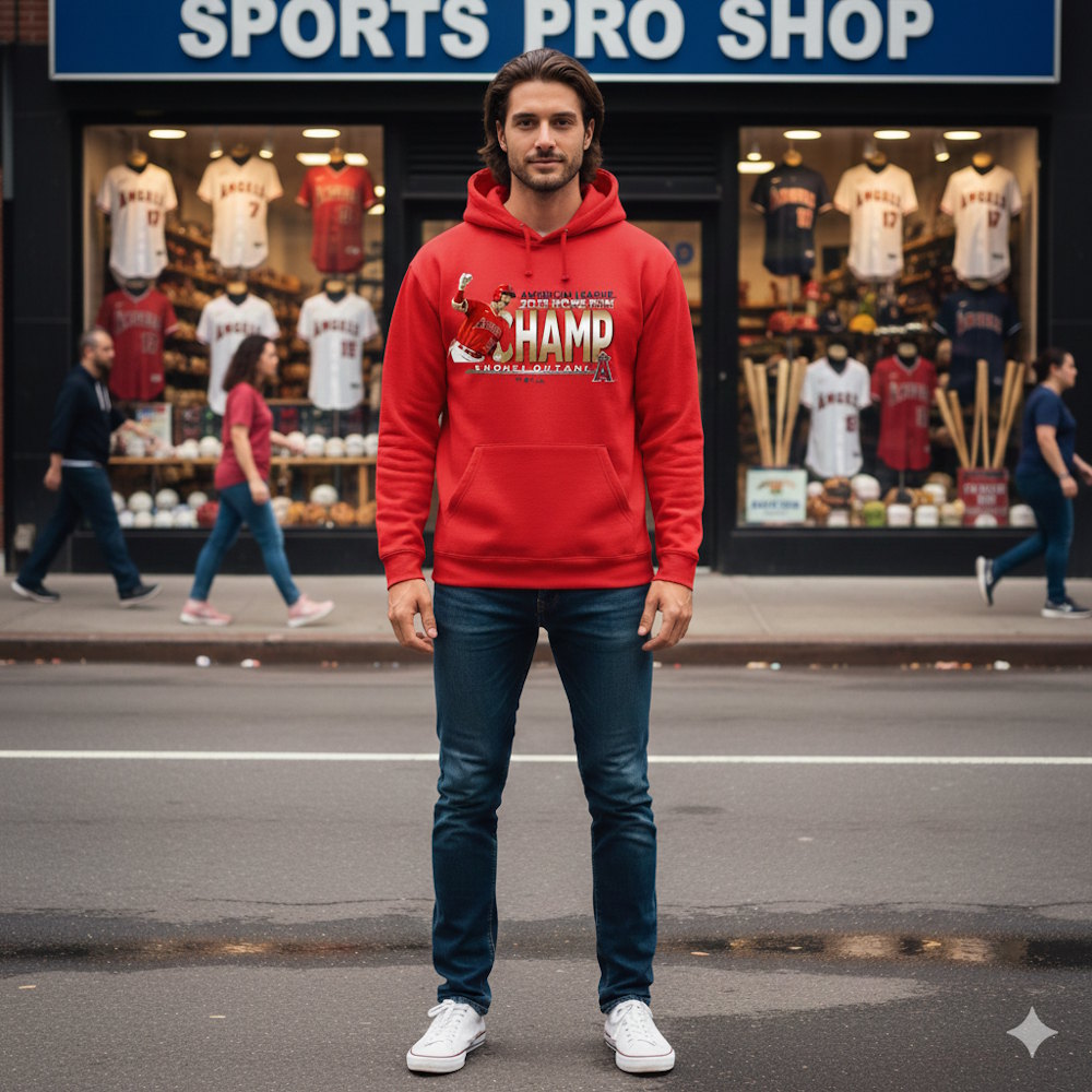 【ラスト販売/限定商品】SHOHEI OHTANI 大谷翔平 (WBC 日本代表出場 ) - Los Angeles Angels 2023 Home Run Champ / RED / パーカー・スウェット / メンズ