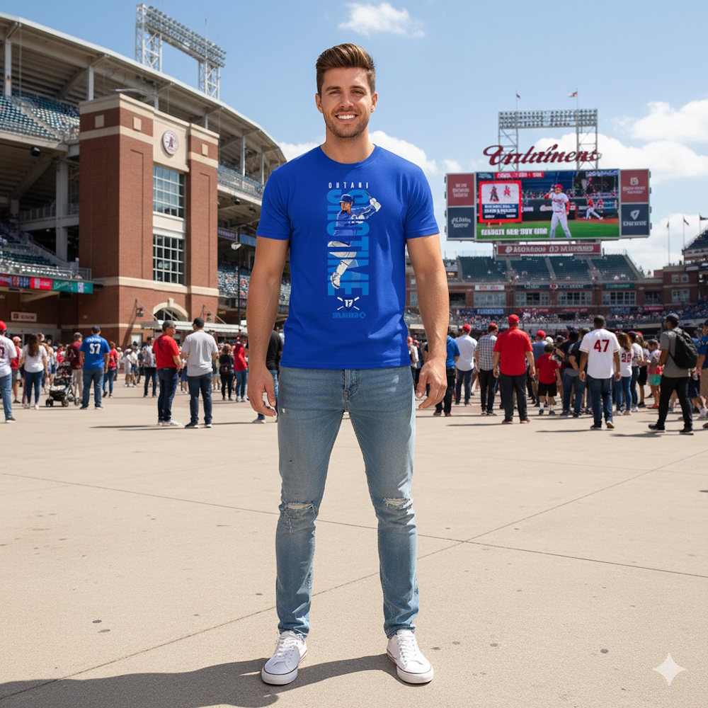 SHOHEI OHTANI 大谷翔平 - OHTANI IN HIS NAME / Dodgers Blue / Tシャツ / メンズ