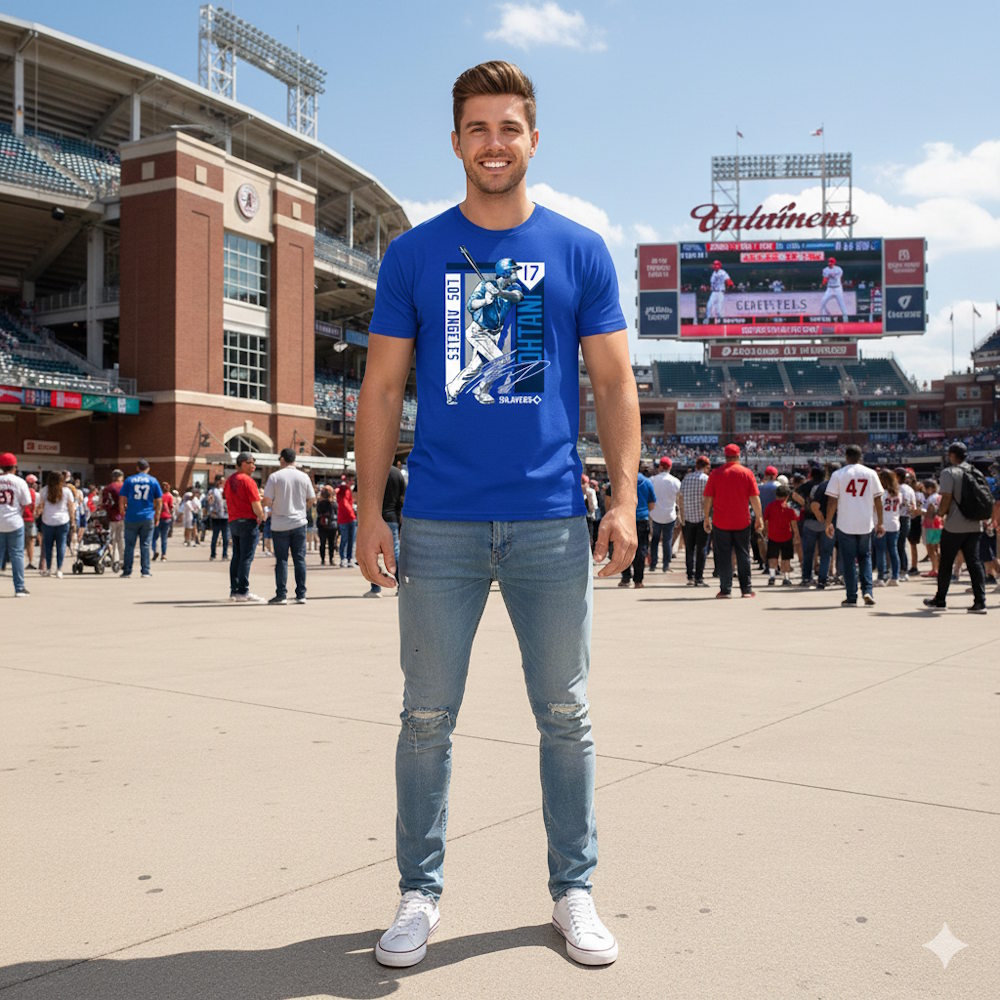 SHOHEI OHTANI 大谷翔平 (WBC 日本代表出場 ) - Ohtani Colorblock / Dodgers Blue / Tシャツ / メンズ