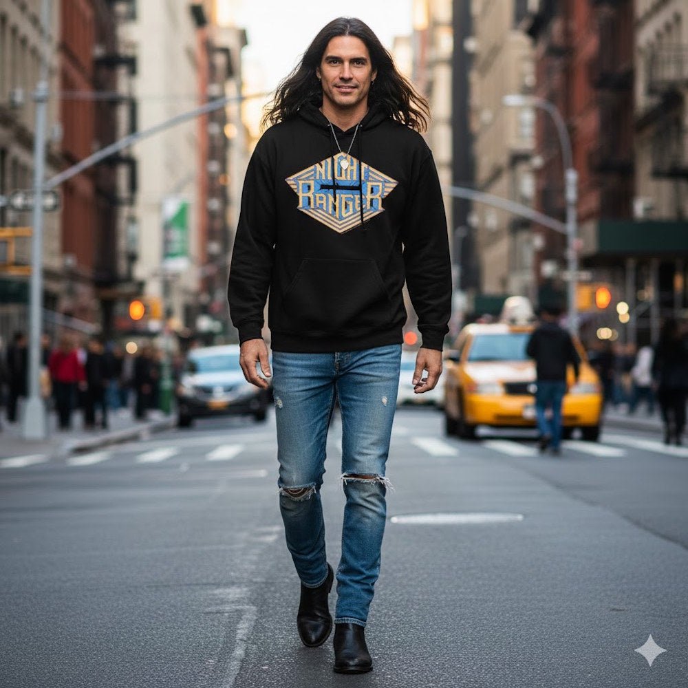 NIGHT RANGER ナイトレンジャー - LOGO / ヴィンテージ / パーカー・スウェット / メンズ - PGS
