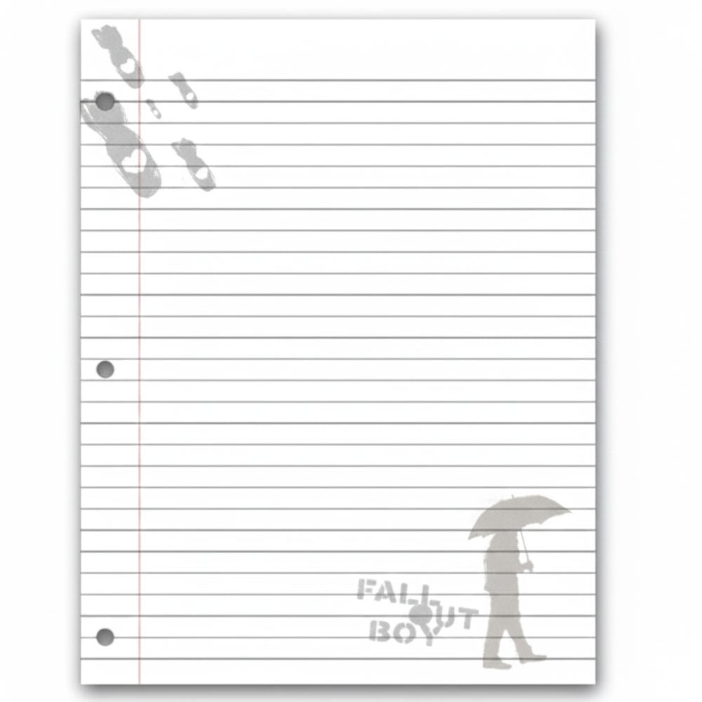 FALL OUT BOY フォールアウトボーイ (結成 25周年 ) - LOVE BOMB SPIRAL NOTEBOOK / 貴重 / ヴィンテージ / ノート・メモ帳