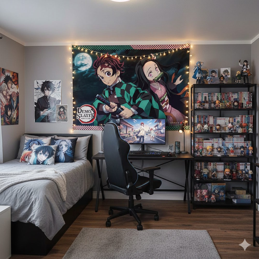 DEMON SLAYER 鬼滅の刃 (10周年 ) - 炭治郎と禰豆子 / タペストリー