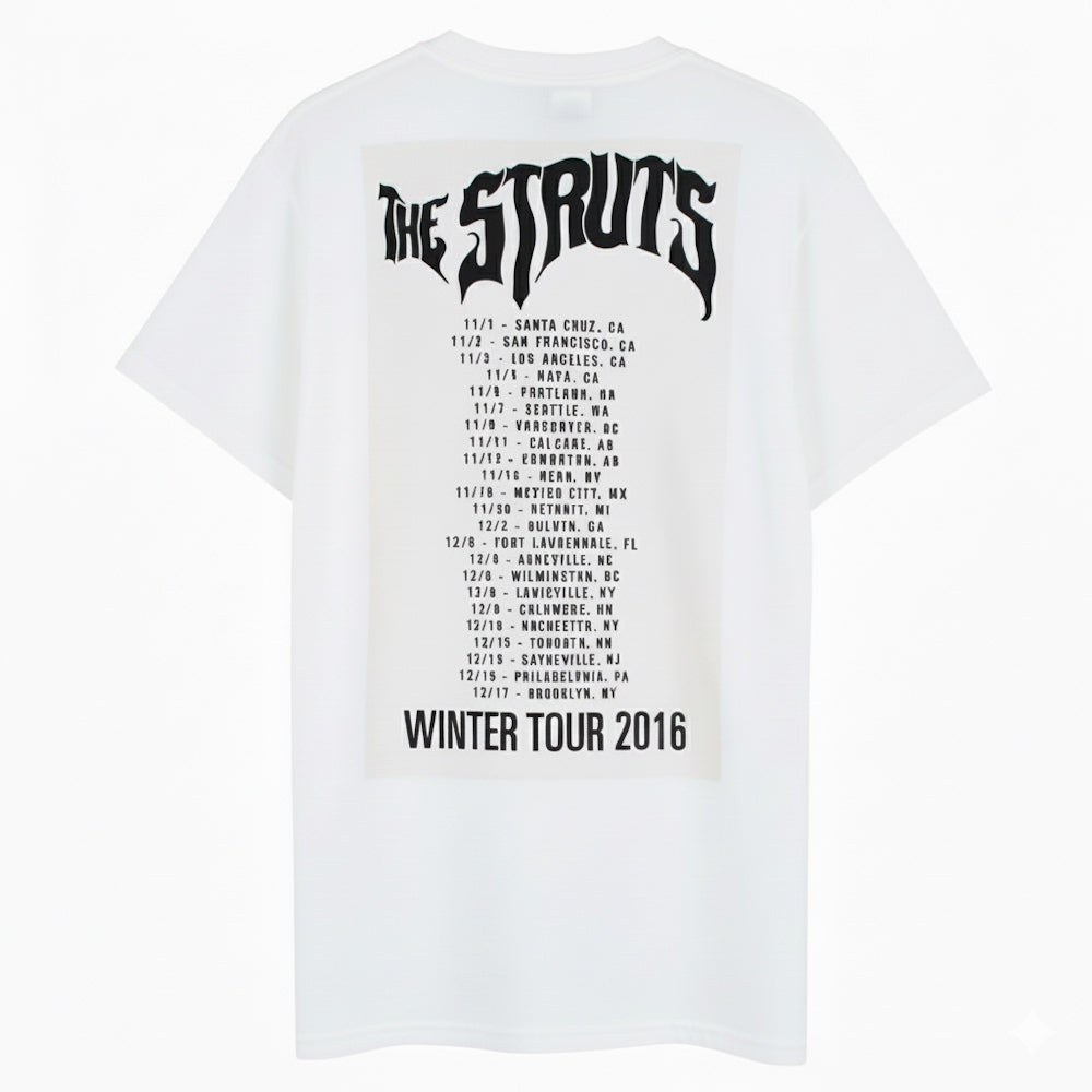 THE STRUTS ストラッツ - 【会場限定Tシャツ】SNAKE SKIN 2016 TOUR / バックプリントあり / Tシャツ / メンズ