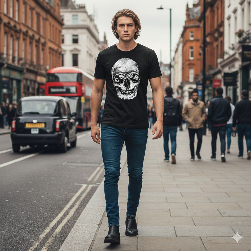 CBGB - SKELETON / T-shirt / Men's