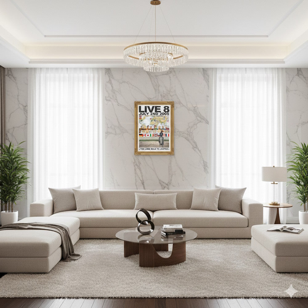 LIVE 8 ライブエイト - (レア、絶版ポスター)Live 8 Limited Edition Art / コレクタブル