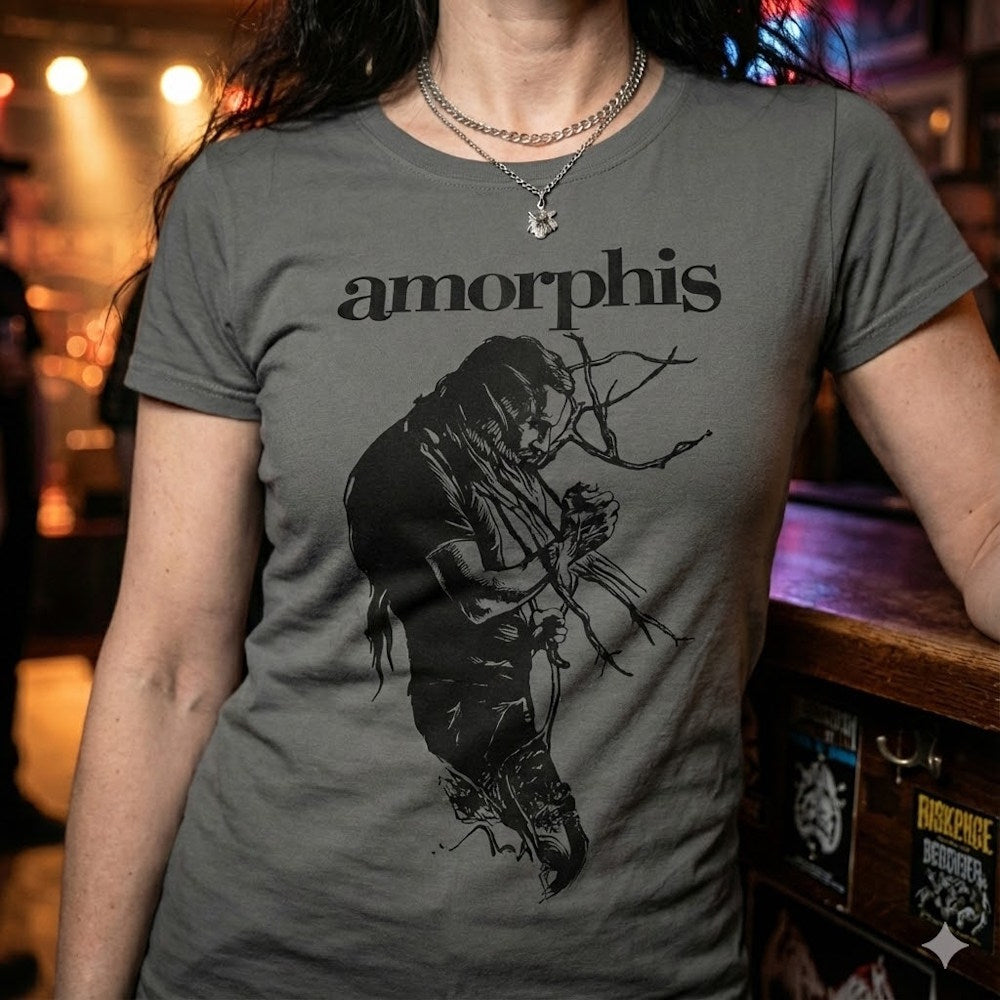 AMORPHIS アモルフィス (9月 来日 ) - Old Joutsen / Tシャツ / レディース
