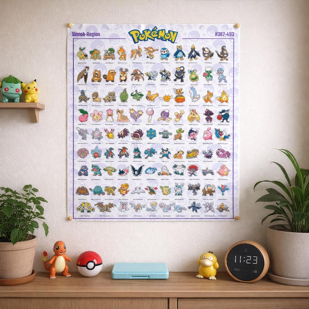 POKEMON ポケットモンスター (30周年 ) - Sinnoh / ポスター