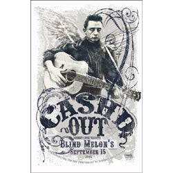 JOHNNY CASH - (絶版プロモーション・ポスター)Cashd Out at Blind Melons / ヴィンテージ