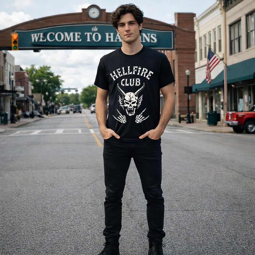 【予約商品】 STRANGER THINGS ストレンジャー・シングス - HFC CLUB / Tシャツ / メンズ