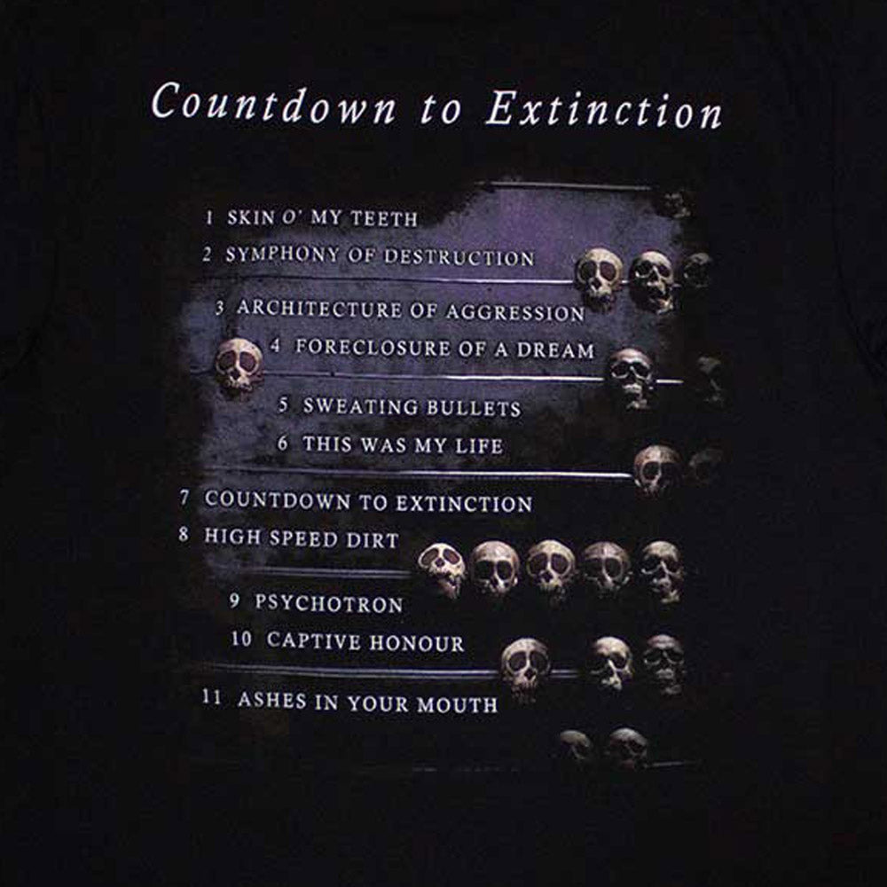 MEGADETH (2026.1.23 New Album Release Commemoration) - Countdown / Back Print / Men's T-Shirt