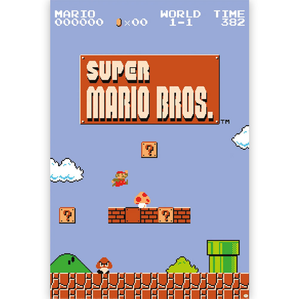 SUPER MARIO スーパーマリオ - World 1-1 / ポスター 【公式