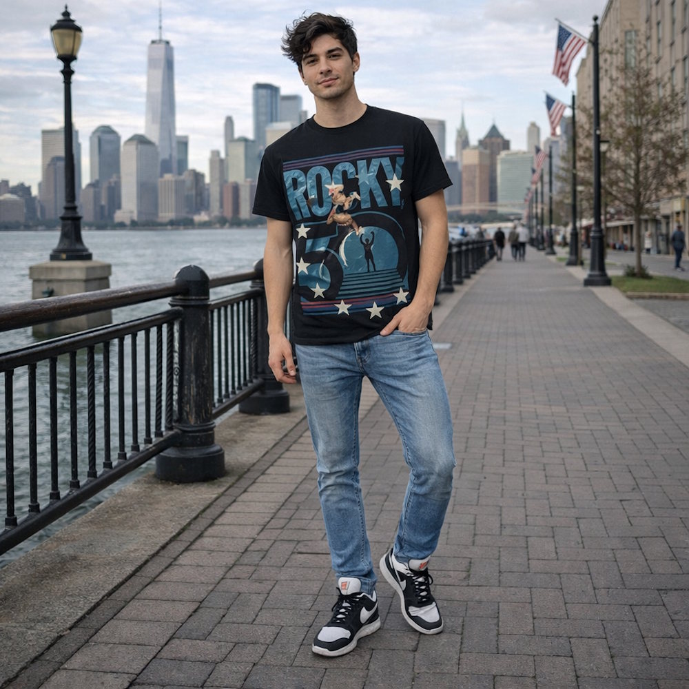 【予約商品】 ROCKY ロッキー (公開 50周年 ) - 50th Boxing Ring / Tシャツ / メンズ