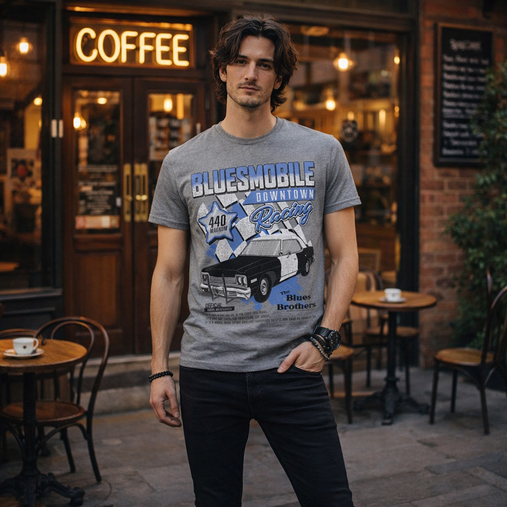 【予約商品】 BLUES BROTHERS ブルースブラザーズ (公開 45周年 ) - Bluesmobile / Tシャツ / メンズ