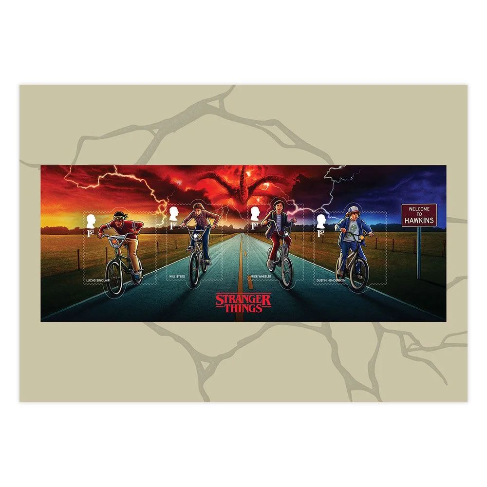 【予約商品】 STRANGER THINGS ストレンジャー・シングス - 限定公式 ポストカードセット(15枚) / 切手・レター品