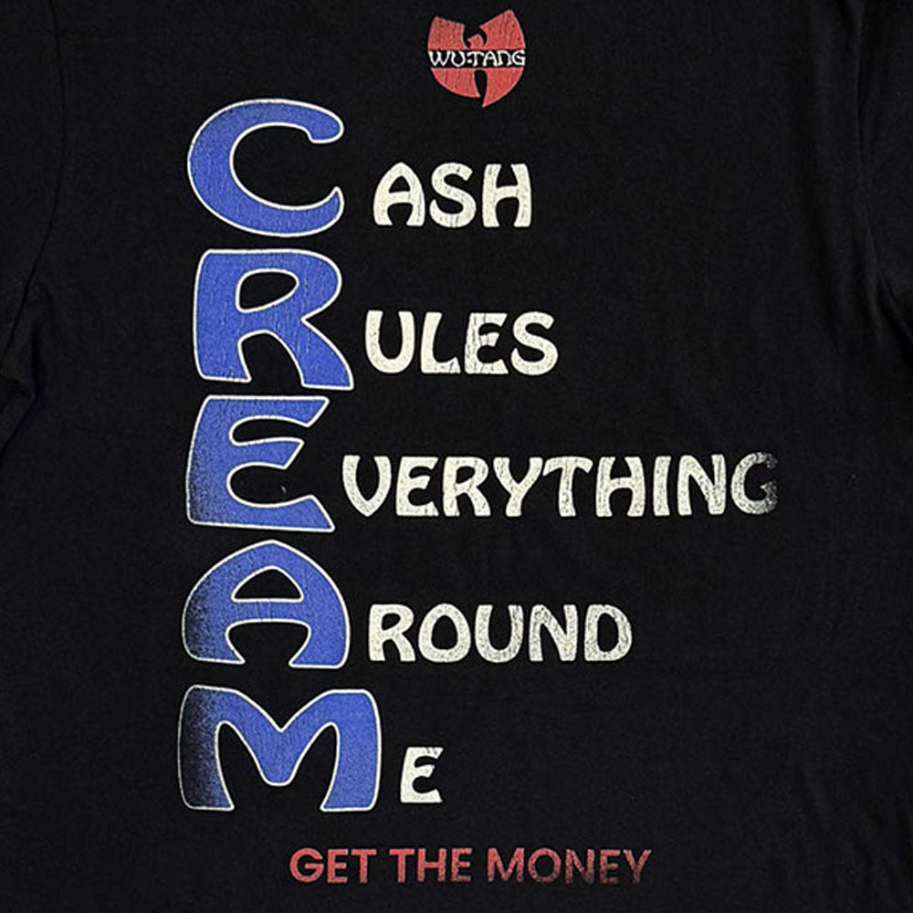 WU-TANG CLAN ウータンクラン - C.R.E.A.M. / バックプリントあり / Tシャツ / メンズ